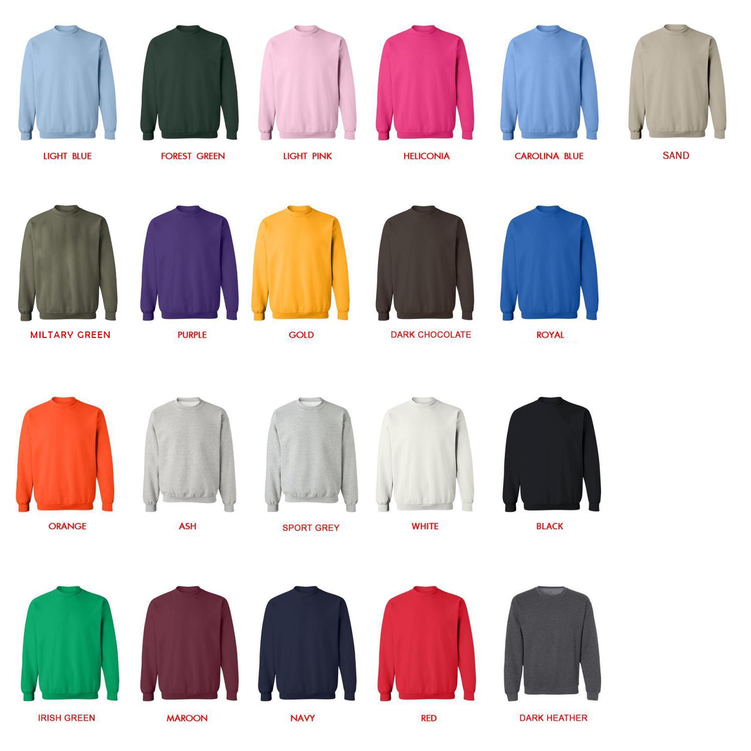 sweatshirt color chart - The Walking Dead Shop