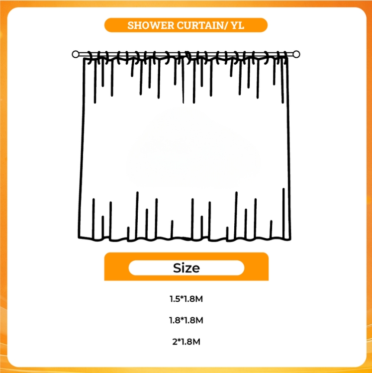 3D shower curtain - The Walking Dead Shop