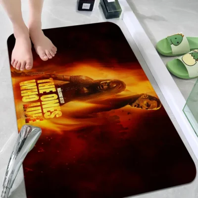 The Walking Dead Black Silence Bath Mat