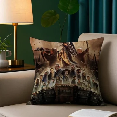 The Walking Dead Fearless Survivor Throw Pillow