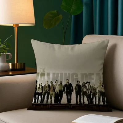 The Walking Dead Blood And Chaos Throw Pillow