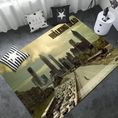 The Walking Dead Undead World Rug