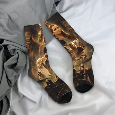The Walking Dead Crimson Decay Socks