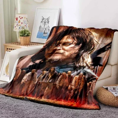 The Walking Dead Zombie World Blanket