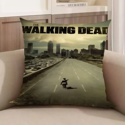 The Walking Dead End Of Humanity Throw Pillow