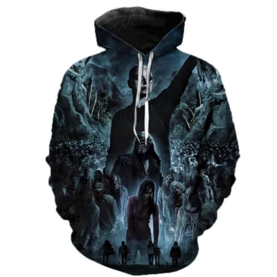 The Walking Dead Dead Inside 3D Hoodie