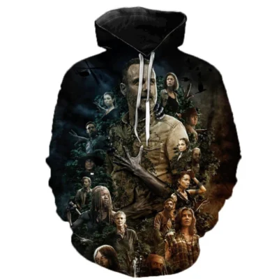 The Walking Dead Nightmare Zone 3D Hoodie