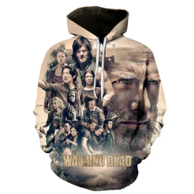 The Walking Dead Apocalypse Rising 3D Hoodie