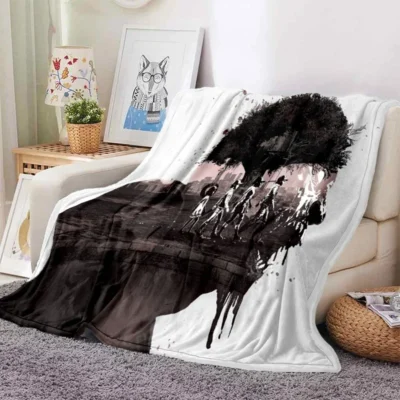 The Walking Dead End Times Blanket