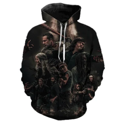 The Walking Dead Fearless World 3D Hoodie