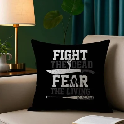 The Walking Dead Undead World Throw Pillow