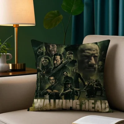 The Walking Dead Last Survivor Throw Pillow