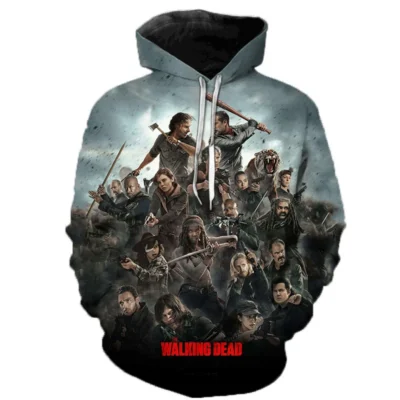 The Walking Dead Walking Among Us 3D Hoodie