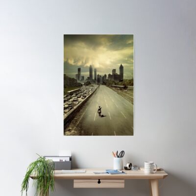 Alternative view of The Walking Dead Atlanta City Poster Poster
