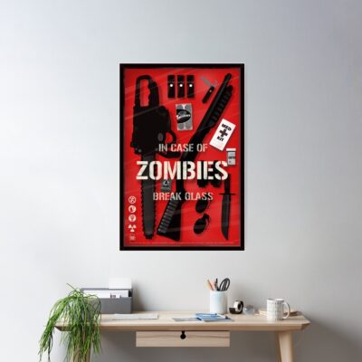 Alternative view of Zombie Emergency Kit Poster