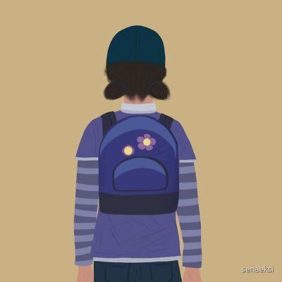 Alternative view of The Walking Dead Season 2 Clementine Outfit Back Tote Bag