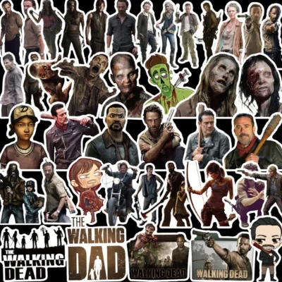 Alternative view of 10/30/50PCS Walking Dead TV Show Stickers