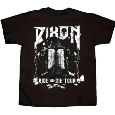The Walking Dead Daryl Dixon Motorcycle Graphic T-Shirt