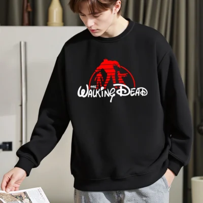 The Walking Dead Print Mens High Street Casual Sweatshirt