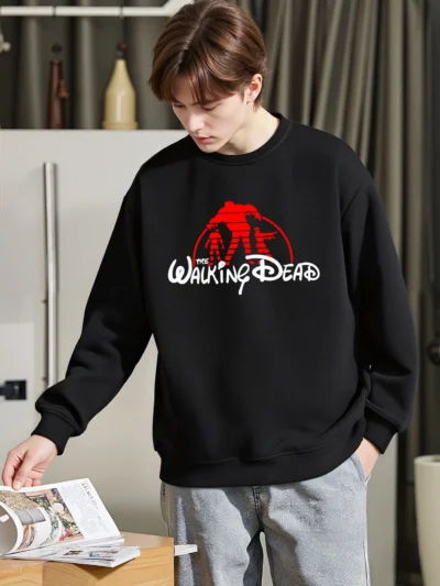 The Walking Dead Print Mens High Street Casual Sweatshirt