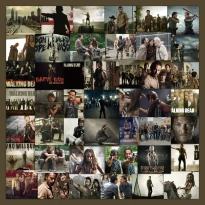 52PCS The Walking Dead Horror TV Series Stickers