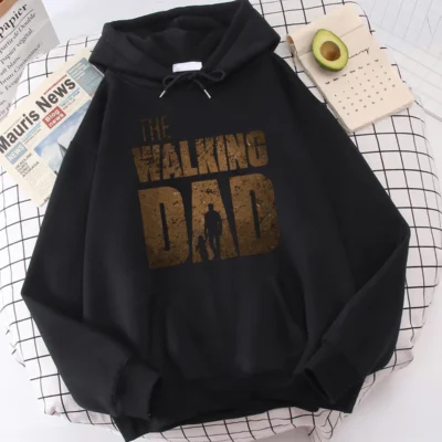 The Walking Dad Printing Men Hoodie