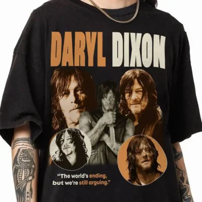 Daryl Dixon The Walking Dead Vintage Shirt