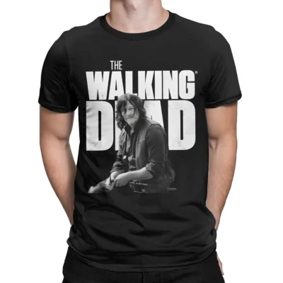 Alternative view of The Walking Dead Daryl Pure Cotton Vintage T-Shirt