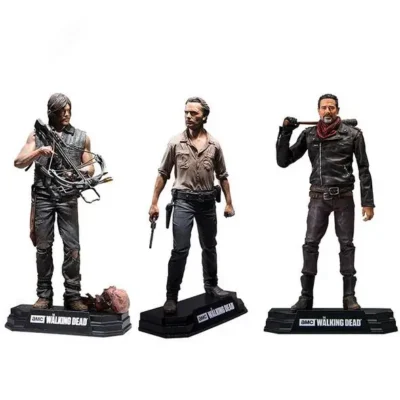 Alternative view of Hot The Walking Dead Rick Grimes Daryl Dixon Negan action figure