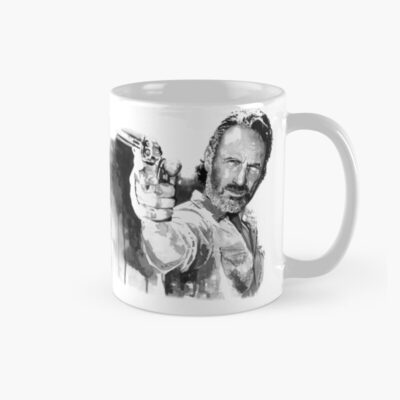 Rick Grimes Black And White Mug