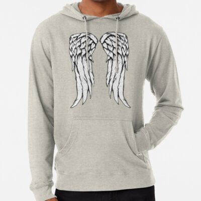 Alternative view of Daryl Dixon Wings Zombie Hoodie