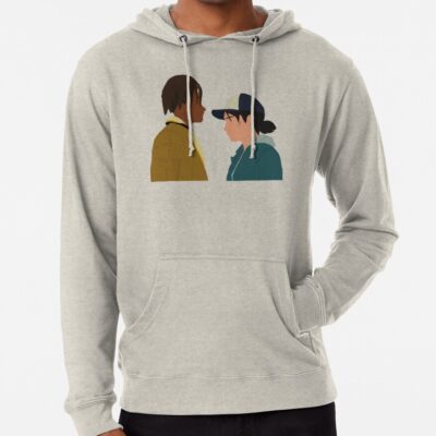 Alternative view of The Walking Dead Game Clementine And Louis Fan Art Hoodie