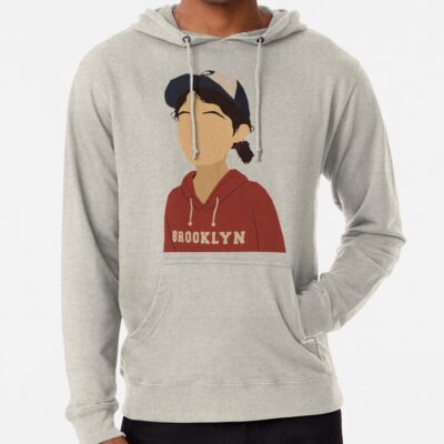 Alternative view of The Walking Dead Season 1 Clementine Sticker Hoodie