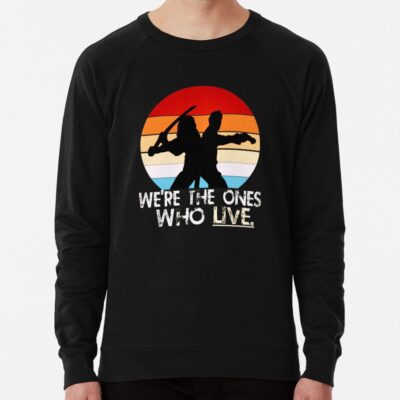 Retro Michonne And Rick Sweatshirt