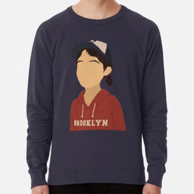 Alternative view of The Walking Dead Season 1 Clementine Sticker Sweatshirt