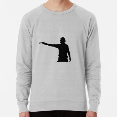 Alternative view of Rick Grimes Aiming Revolver Sweatshirt