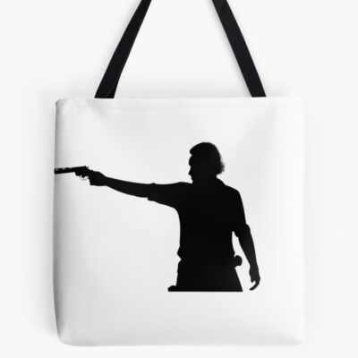 Rick Grimes Aiming Revolver Tote Bag