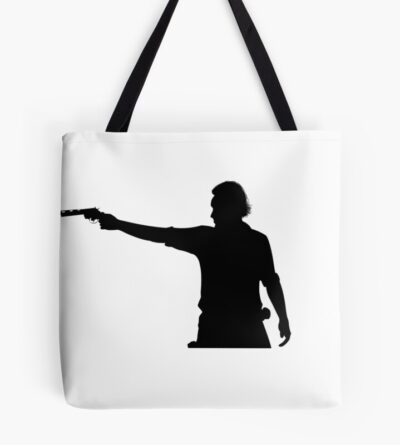 Rick Grimes Aiming Revolver Tote Bag