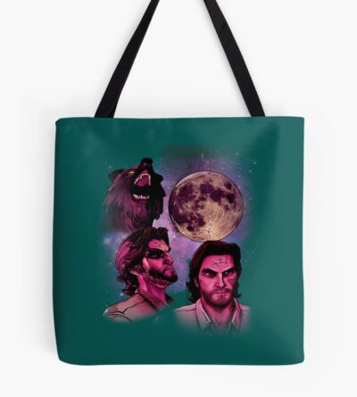 Three Bigby Wolf Moon Tote Bag
