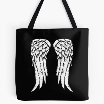 Daryl Dixon Wings Zombie Tote Bag