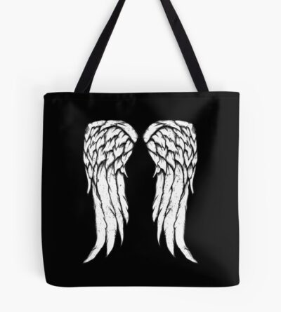 Daryl Dixon Wings Zombie Tote Bag