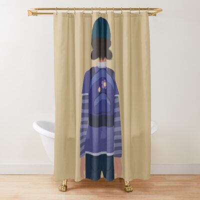 The Walking Dead Season 2 Clementine Outfit Back Shower Curtain