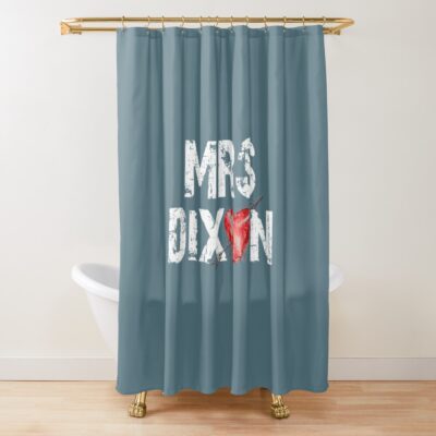 Mrs Dixon Fitted Shower Curtain